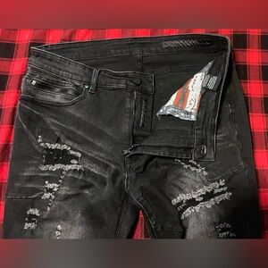 Rockstar Original Black Distressed Flare